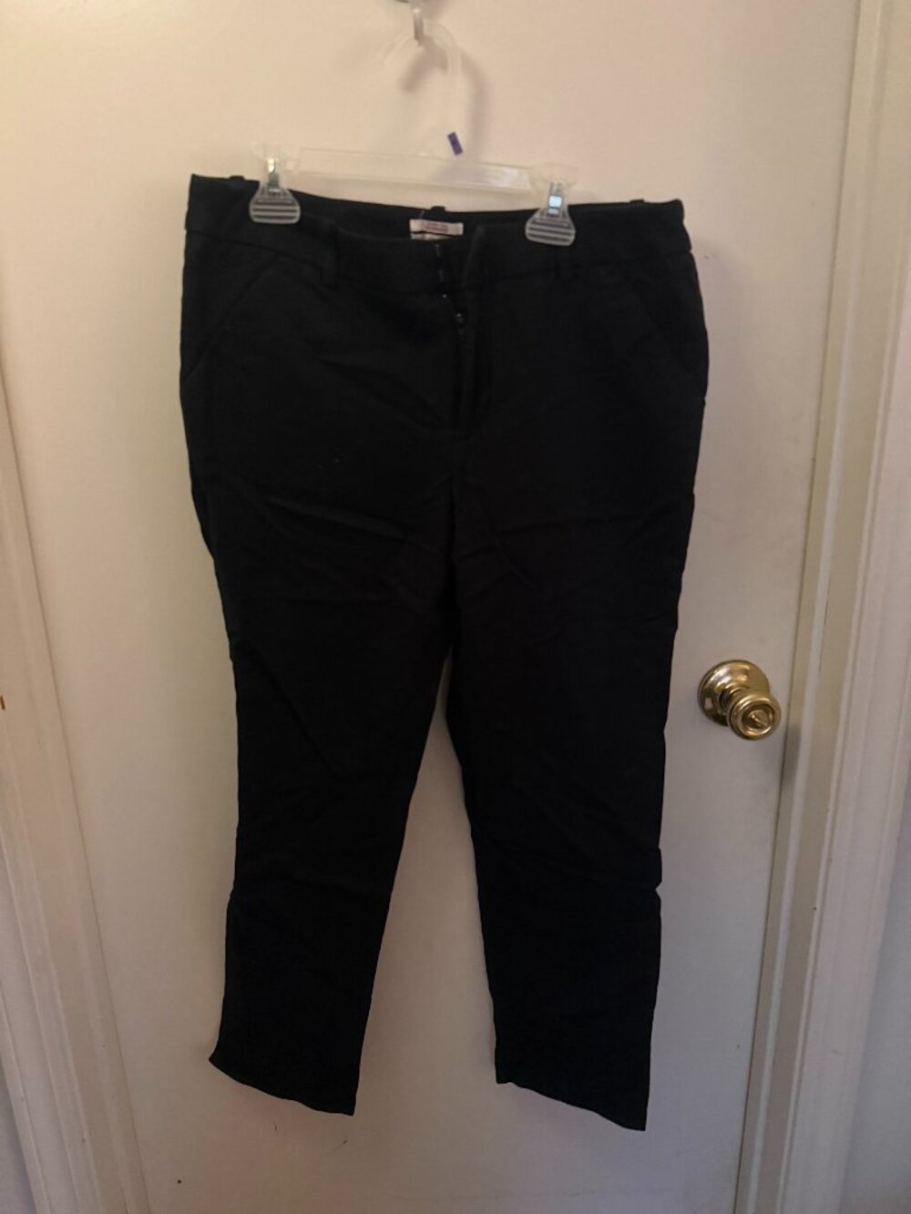 Merona Black Stretch Trousers W 8